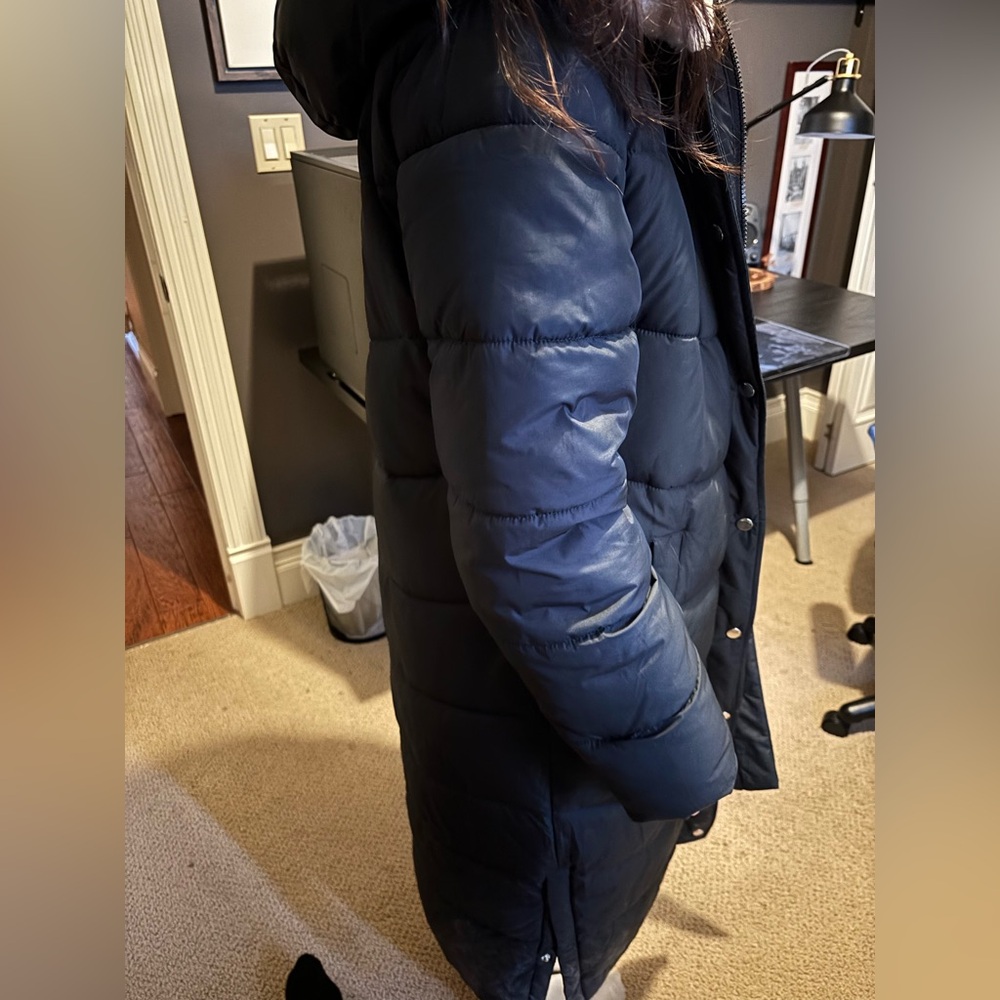 Hollister Black Long Puffer Jacket (SOLD) - Picture 3 of 4